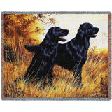 Flat-Coated Retriever Blanket