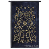 Florette Bleu (L) Wall Tapestry
