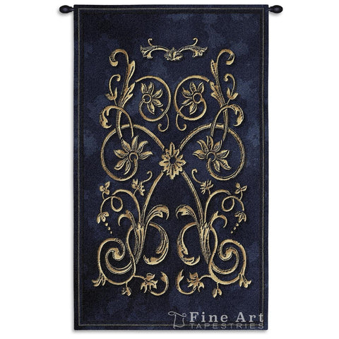 Florette Bleu (L) Wall Tapestry