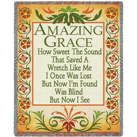 Amazing Grace Decor Blanket