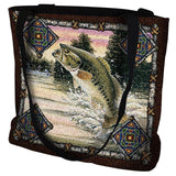 Fish Lodge Bass Tote Bag