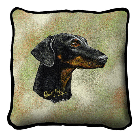 Doberman Pinscher 2 Pillow Cover