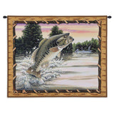 Bass Attack Wall Tapestry With Rod