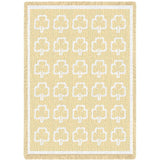 Shamrock White Natural Small Blanket