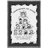 Verdure With Animals Wool and Cotton Wall Tapestry