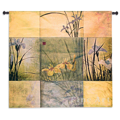 Iris Nine Patch Small Wall Tapestry