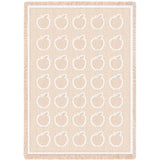 Apples Natural Blanket