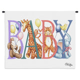 Baby Animals Wall Tapestry With Rod