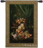 Emerald Elegance Wall Tapestry