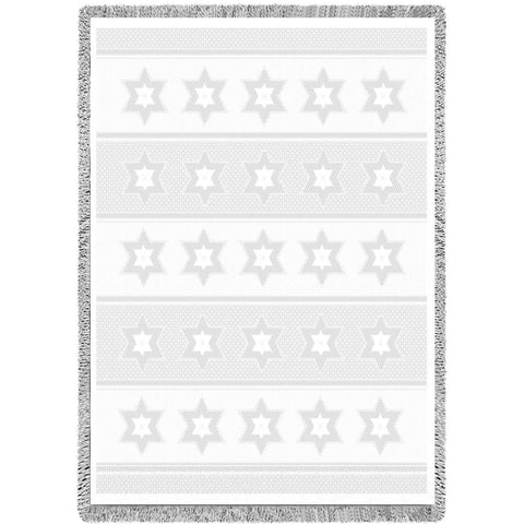 Star Of David White Small Blanket