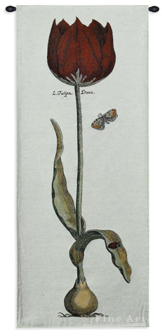 Red Tulipa Duris Wall Tapestry
