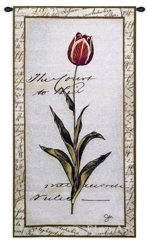 Pink Tulip II Wall Tapestry