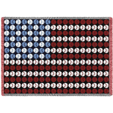 Baseball Flag Blanket