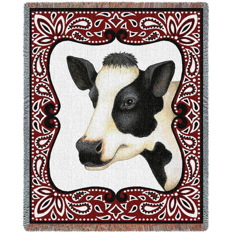 Bandana Cow Blanket