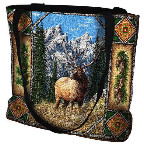 Elk Lodge Tote Bag