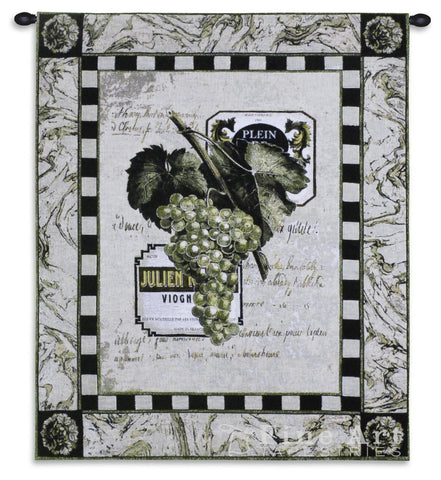 Grapes and Labels I Wall Tapestry
