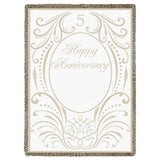 Anniversary Scroll 5 Years Blanket