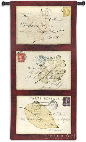 Leaf Envelopes Wall Tapestry