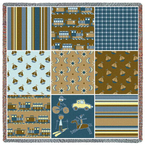 Abstract Damask Wine Wall Tapestry