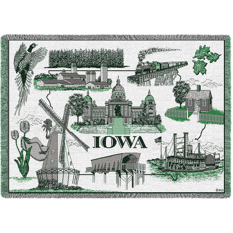 Monogram Medallion H Wall Tapestry