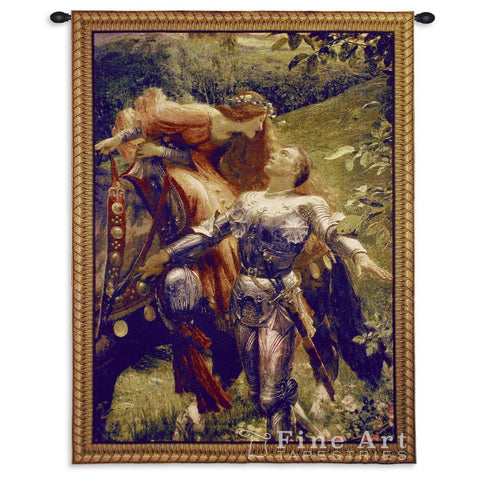 La Belle Dame Sans Dicksee Small Wall Tapestry