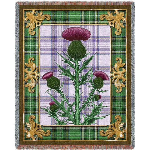 Flowering Thistle Blanket