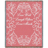 Life Scroll Bubblegum Blanket