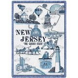 Porte Azur Wall Tapestry