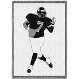Football Silhouette Blanket