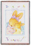 Baby Bunny Hugs Mini Blanket