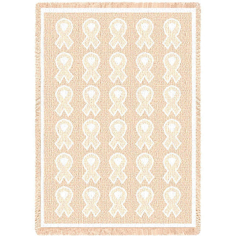 Ribbon Natural Small Blanket