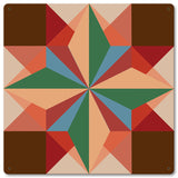 Six Square Design 2 Metal Sign