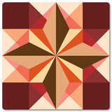 Six Square Design 3 Metal Sign