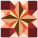 Six Square Design 3 Metal Sign