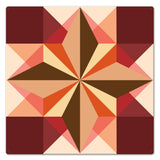 Six Square Design 3 Metal Sign