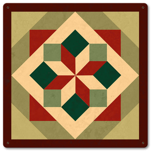 Morning Star Design 2 Metal Sign