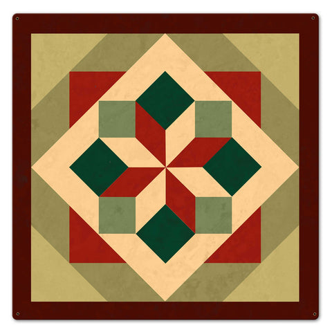 Morning Star Design 2 Metal Sign