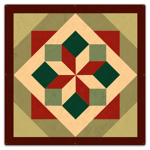 Morning Star Design 2 Metal Sign