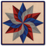 Starburst Design Metal Sign