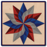 Starburst Design Metal Sign