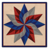 Starburst Design Metal Sign