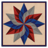 Starburst Design Metal Sign