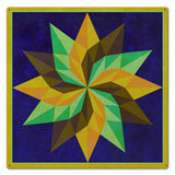 Starburst Design 2 Metal Sign