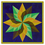 Starburst Design 2 Metal Sign
