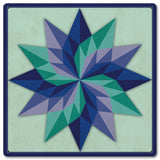 Starburst Design 3 Metal Sign