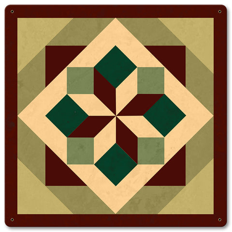 Morning Star Design 4 Metal Sign