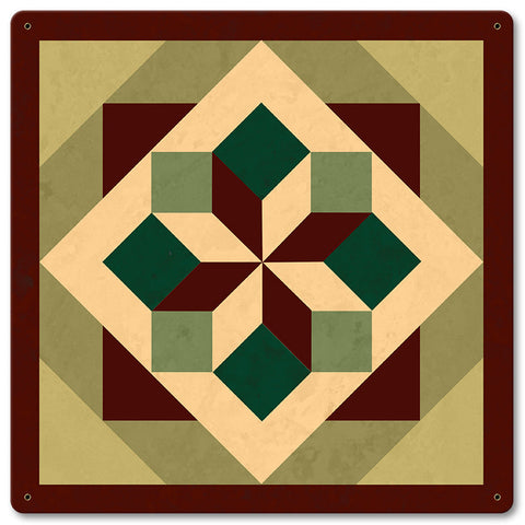 Morning Star Design 4 Metal Sign