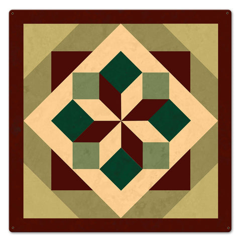 Morning Star Design 4 Metal Sign