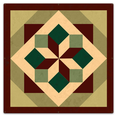 Morning Star Design 4 Metal Sign