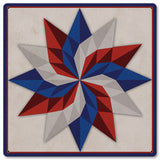 Starburst Design 4 Metal Sign